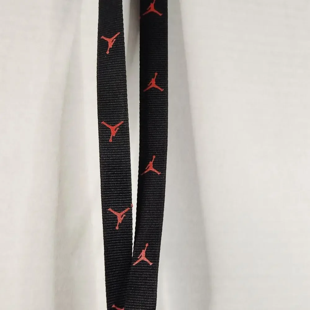 Nike Jordan lanyard black and red